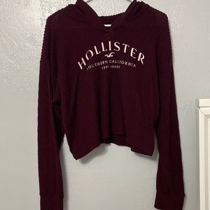 XS Hollister crop long sleeve in great condition
